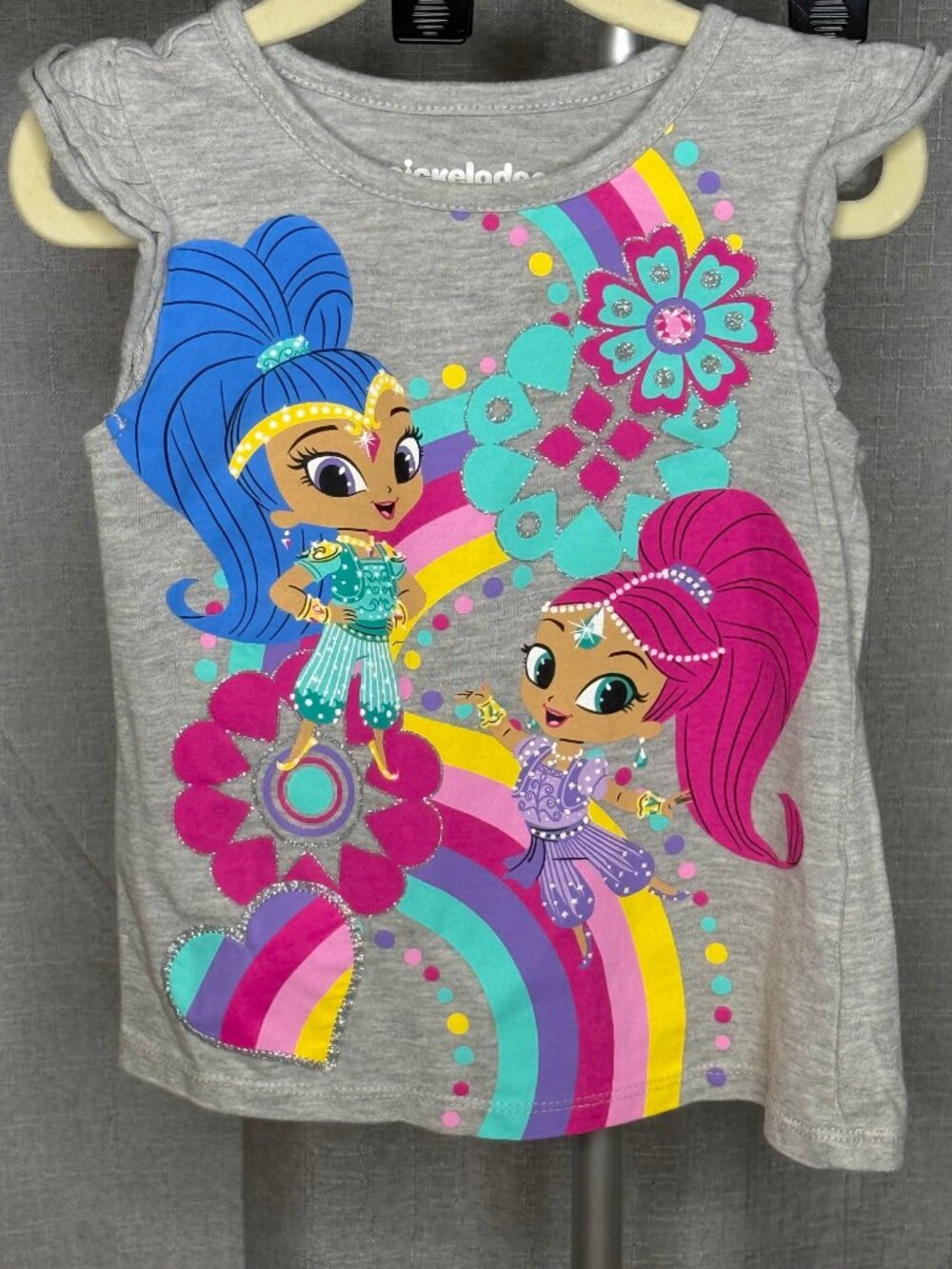 Nickelodeon - Shimmer And Shine - Girls Sleeveless Shirt - Size 4T